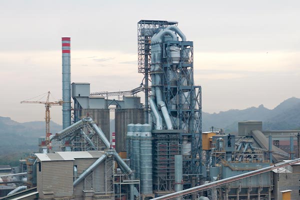 using a portable emissions analyzer in a cement plant